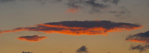 Ciel de fin de soire sur Prignac